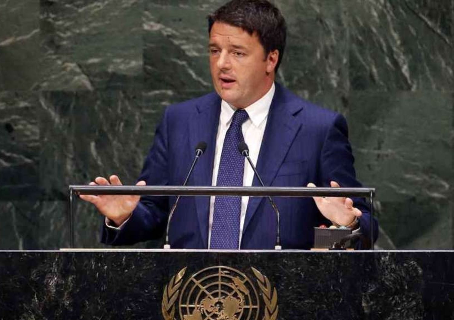 Renzi a Onu, "uniti contro minacce per cambiare destino mondo"