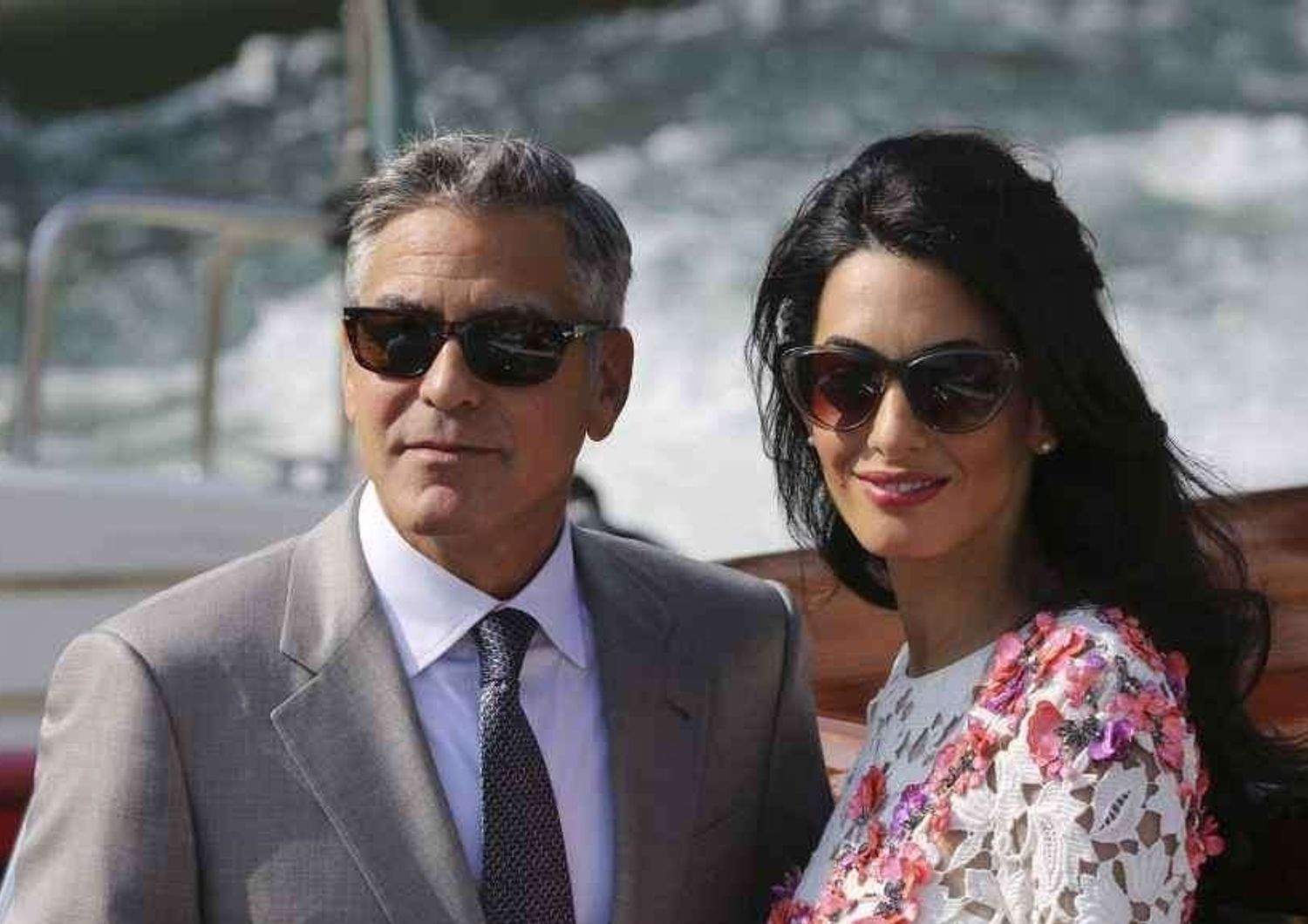 Clooney e Amal anticipano, Veltroni li ha gia' sposati - Video e Foto