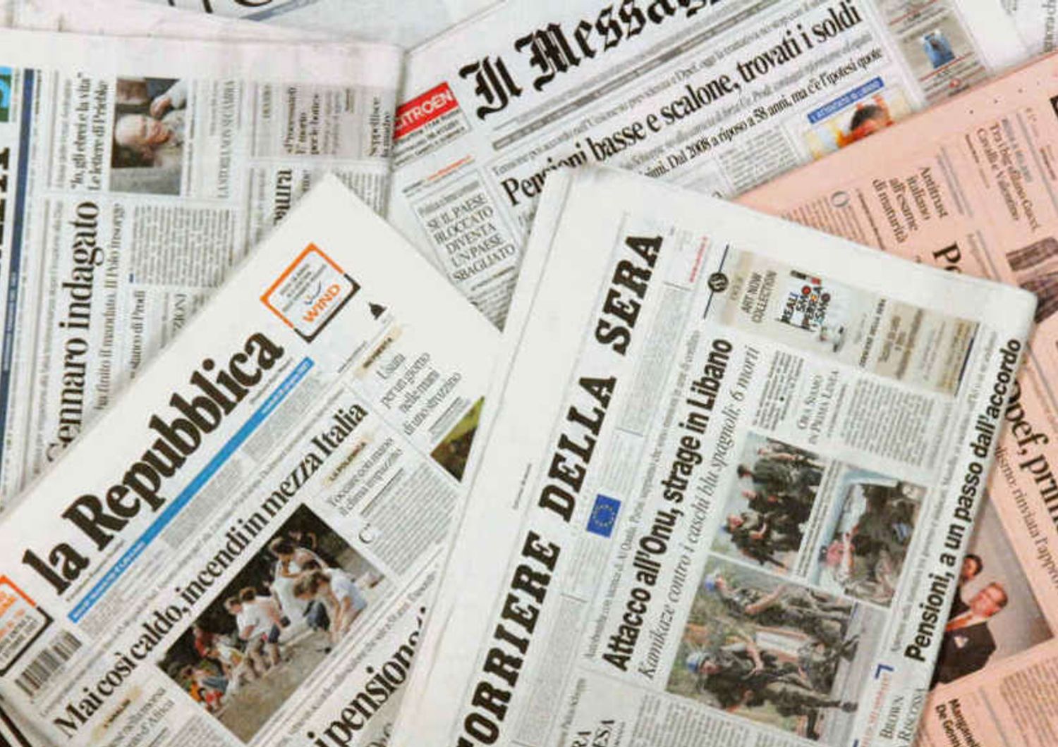 In 25 anni persi 3 milioni di copie di quotidiani, crescono i siti web