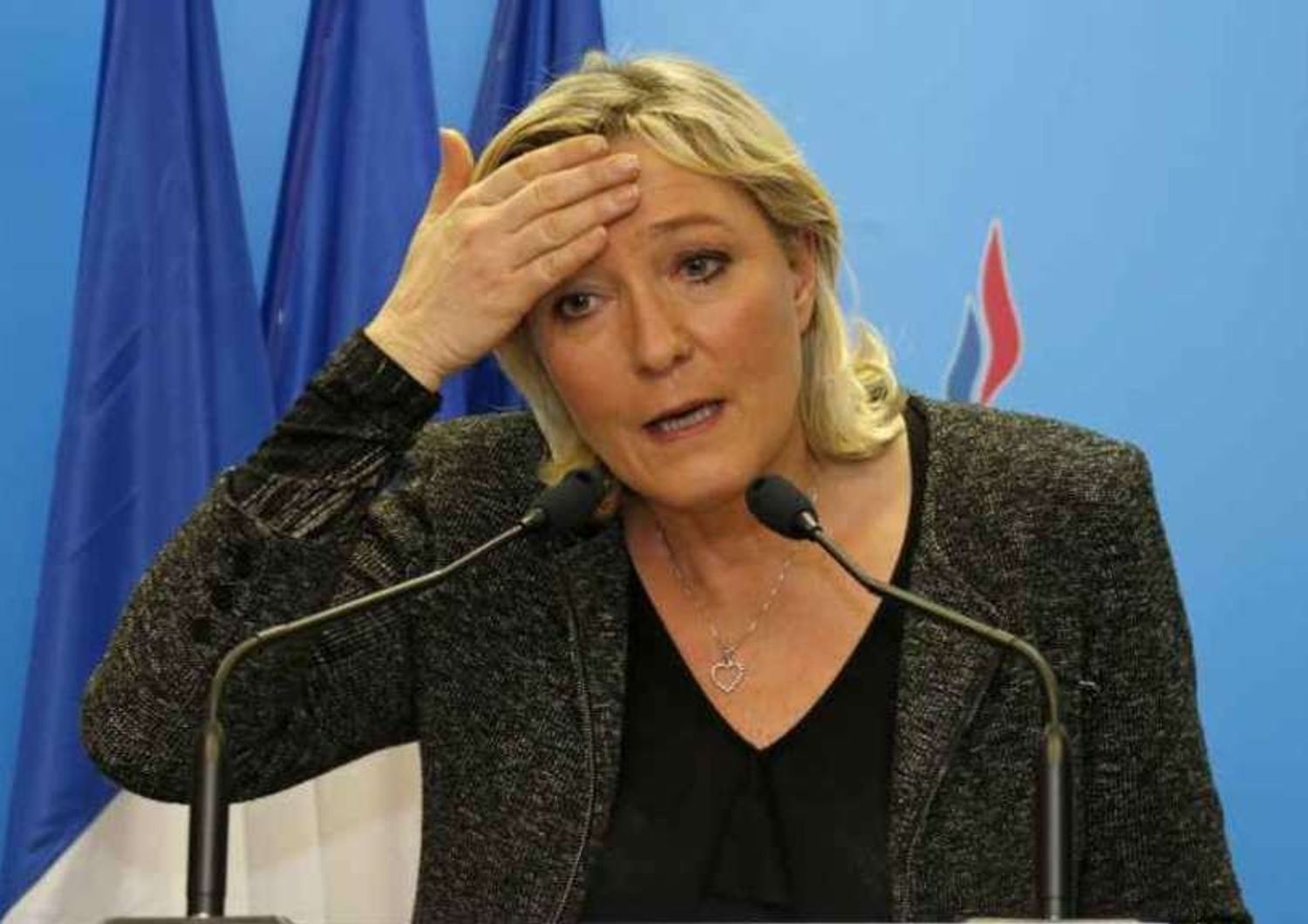 Il cane di Jean-Marie Le Pen divora il gatto della figlia&nbsp; Marine, e lei va via di casa