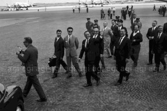 Frank Sinatra arriva a Fiumicino 1962&nbsp;