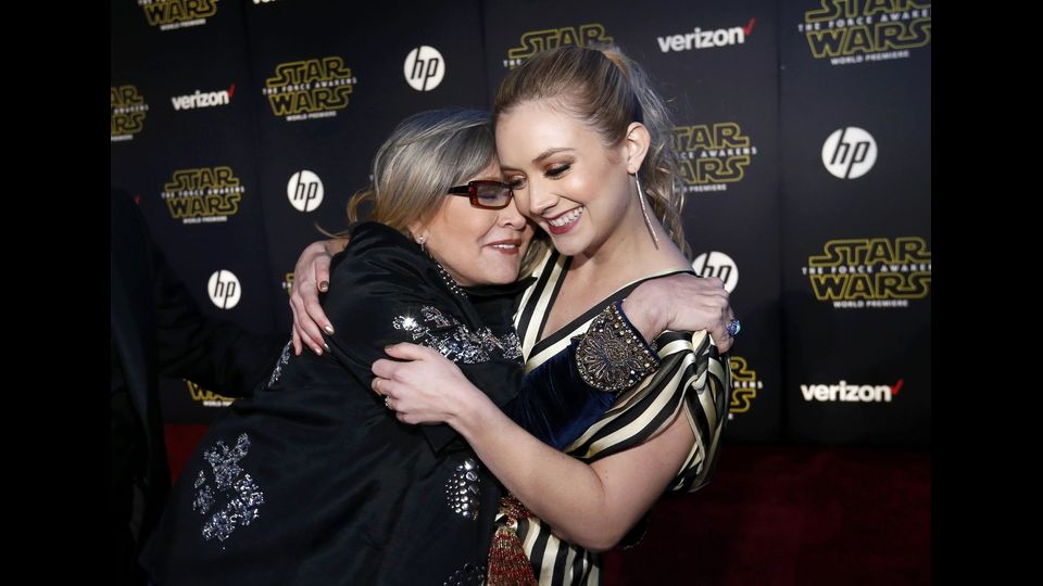 Carrie Fisher (L) e Billie Lourd (Reuters)&nbsp;