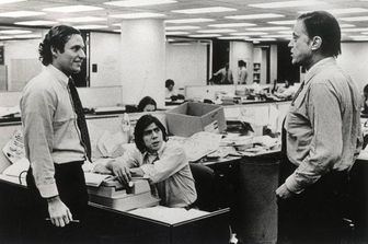 Woodward, Bernstein e Ben Bradlee ai tempi del Watergate (Twitter)&nbsp;