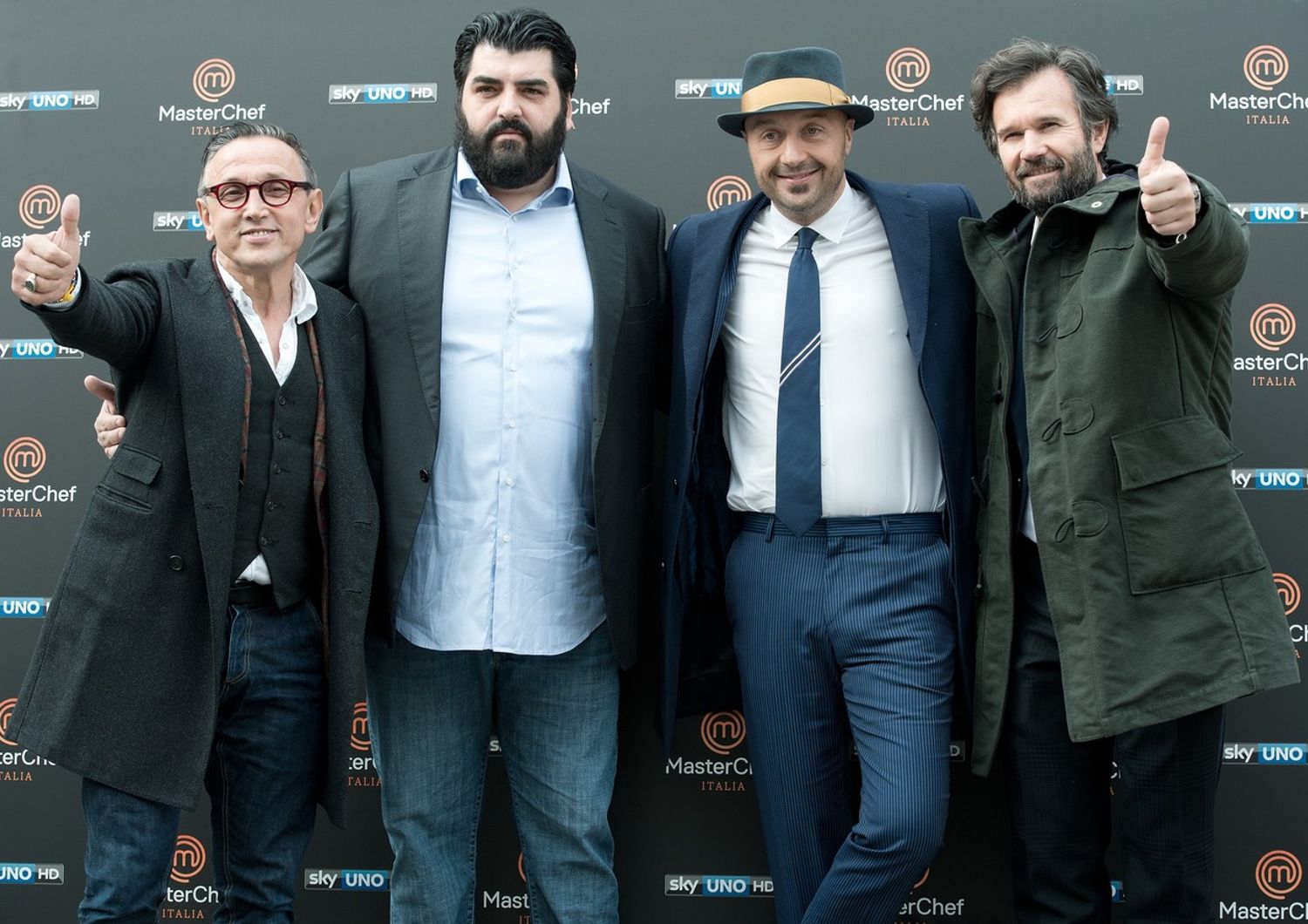 &nbsp;MasterChef Italia 5. Nella foto, da sinistra, Bruno Barbieri, Antonino Cannavacciuolo, Joe Bastianich e Carlo Cracco&nbsp;