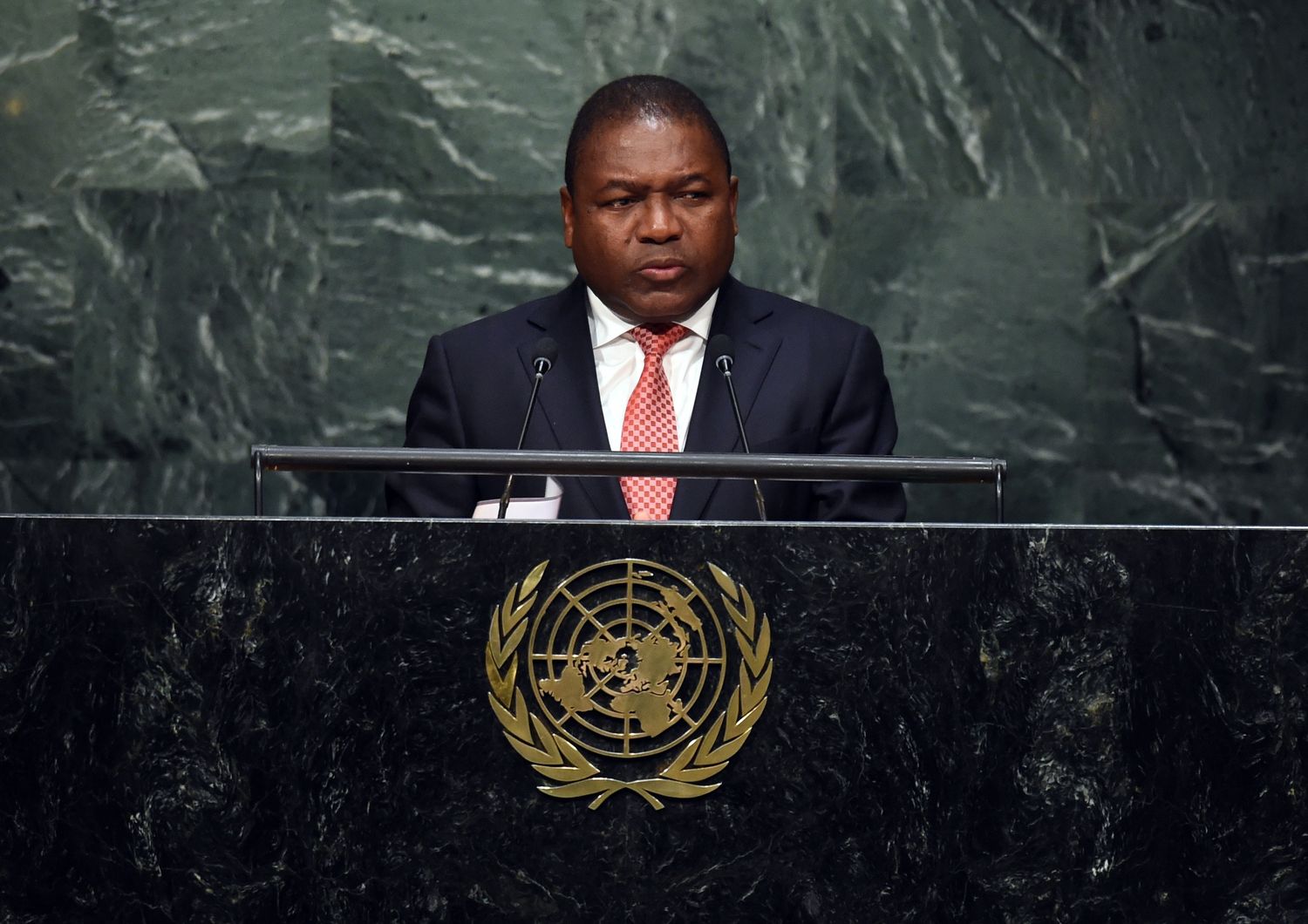 &nbsp;presidente Mozambico Nyusi (Afp)