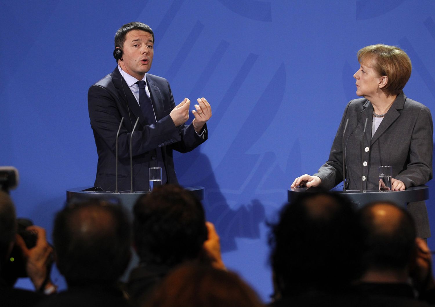 Matteo Renzi Angela Merkel (Reuters)&nbsp;