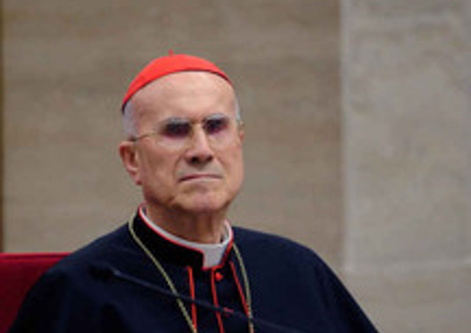 &nbsp;cardinale Tarcisio Bertone (Imagoeconomica)