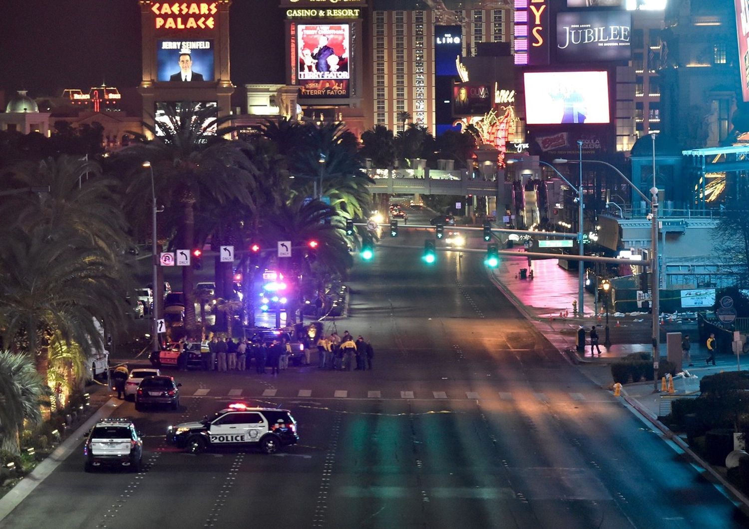 &nbsp;Las Vegas auto contro pedoni (Reuters)