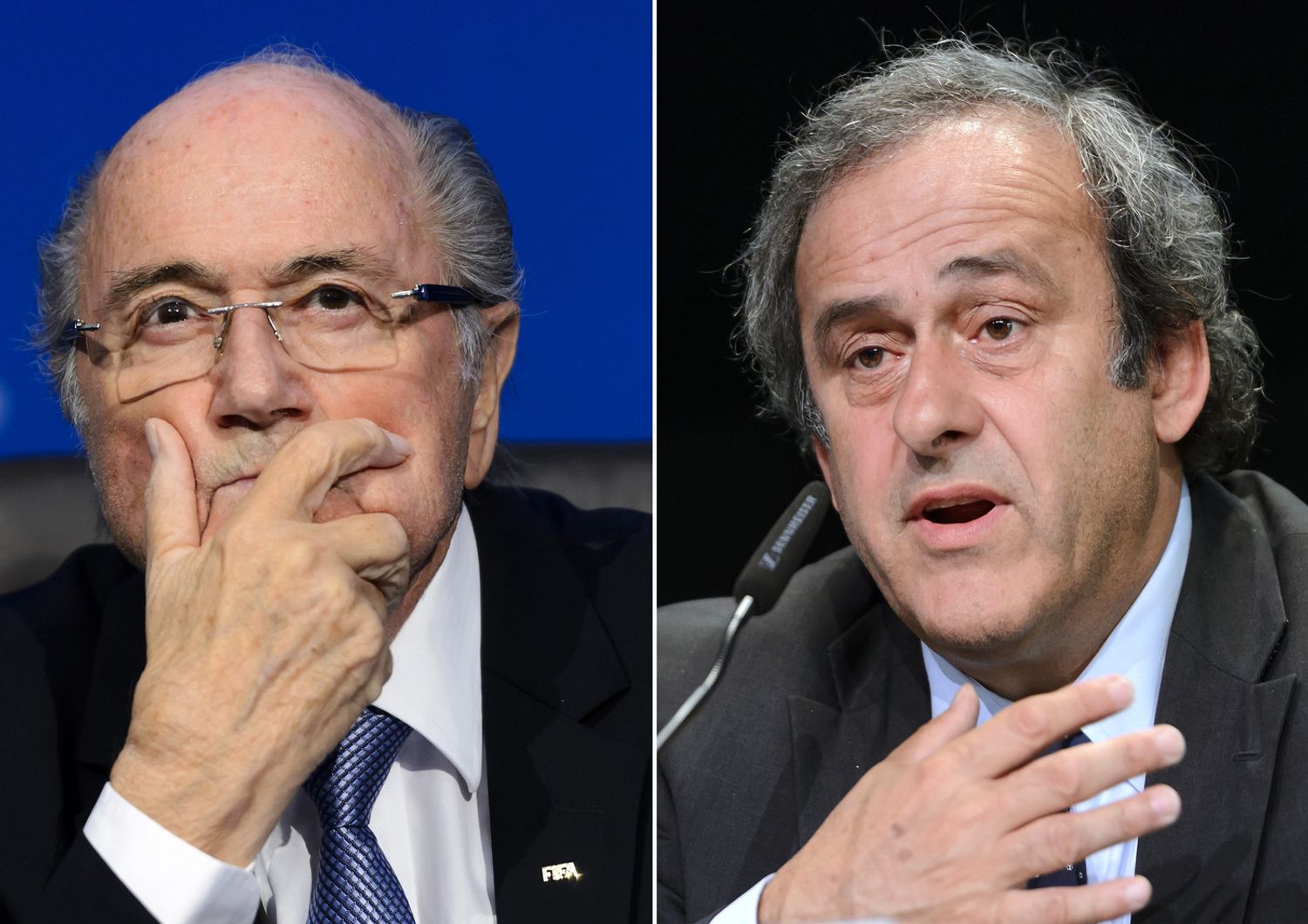 Blatter e Platini *Afp(