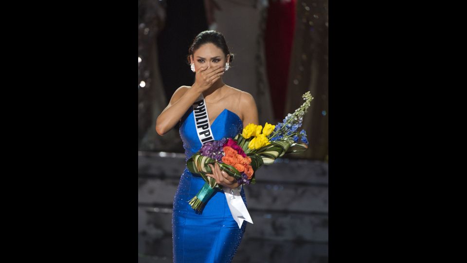 &nbsp;La sorpresa e l'emozione di Pia Alonzo Wurtzbach all'annuncio della sua vittoria