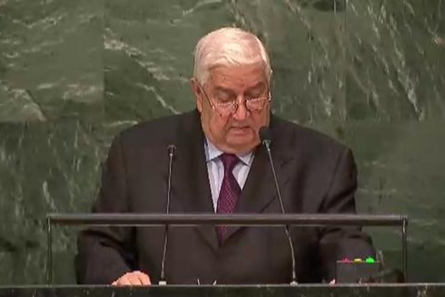 &nbsp;Siria ministro esteri&nbsp;Walid al-Mualem