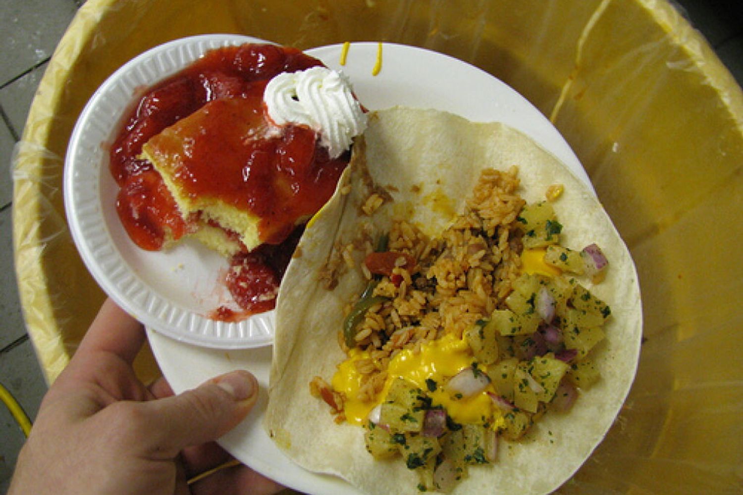 &nbsp;Spreco cibo spazzatura