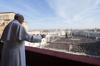 &nbsp;Papa Piazza San Pietro Natale (afp)
