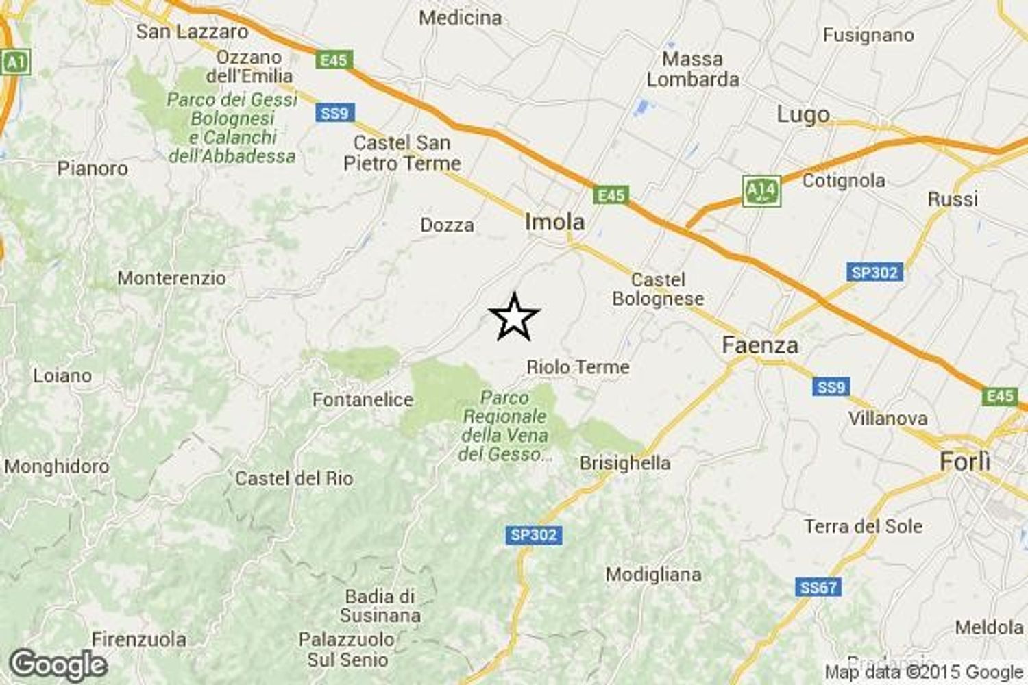 &nbsp;Terremoto Ravenna Imola