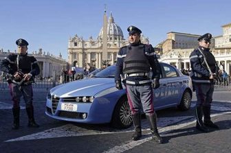 &nbsp; polizia vaticano san pietro terrorismo controlli