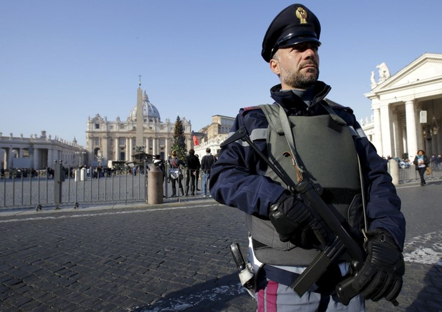 &nbsp; polizia vaticano san pietro terrorismo controlli