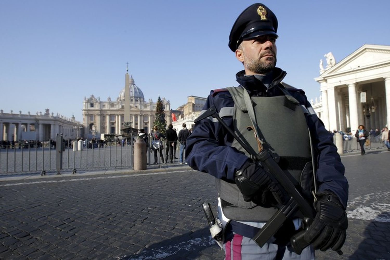 &nbsp; polizia vaticano san pietro terrorismo controlli