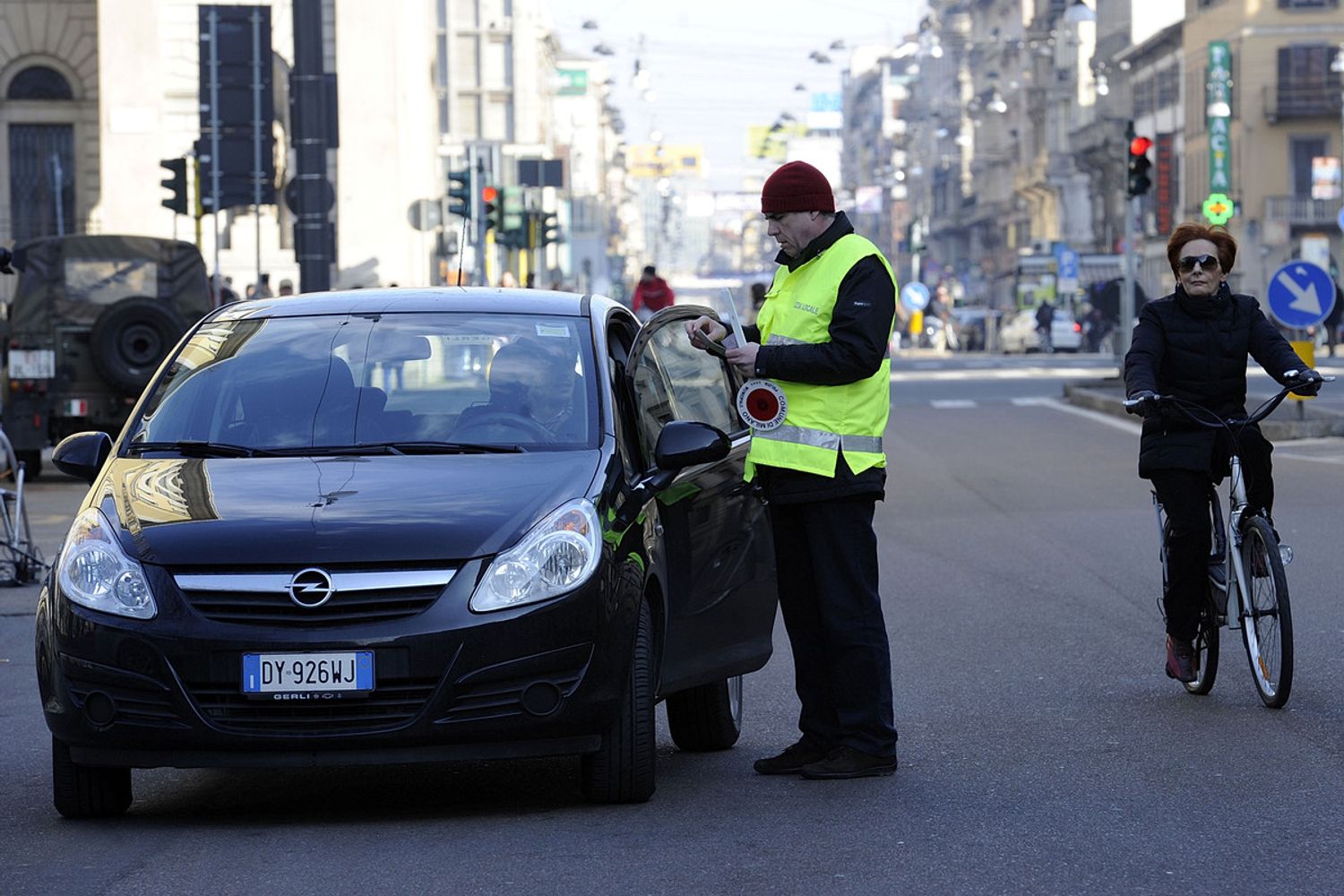 &nbsp;Smog Milano divieto circolazione (agf)