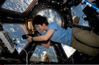 &nbsp;Samantha Cristoforetti a bordo della Stazione Spaziale Internazionale