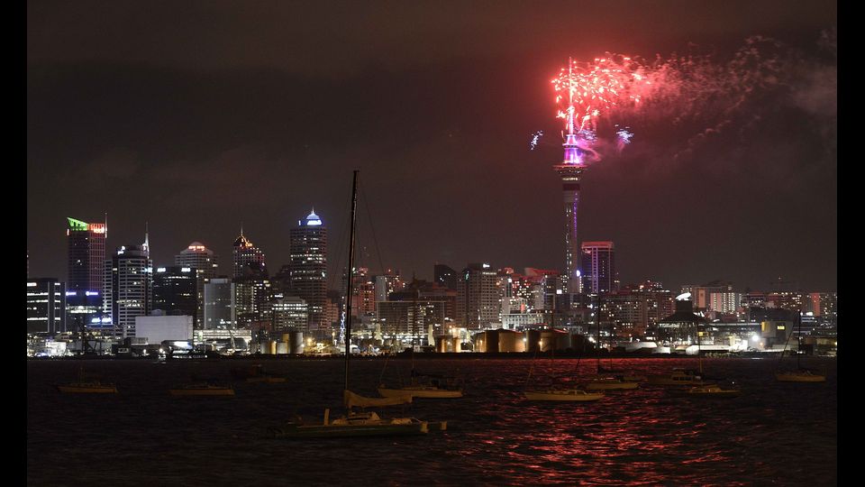 Nuova Zelanda capodanno 2016 (Afp)