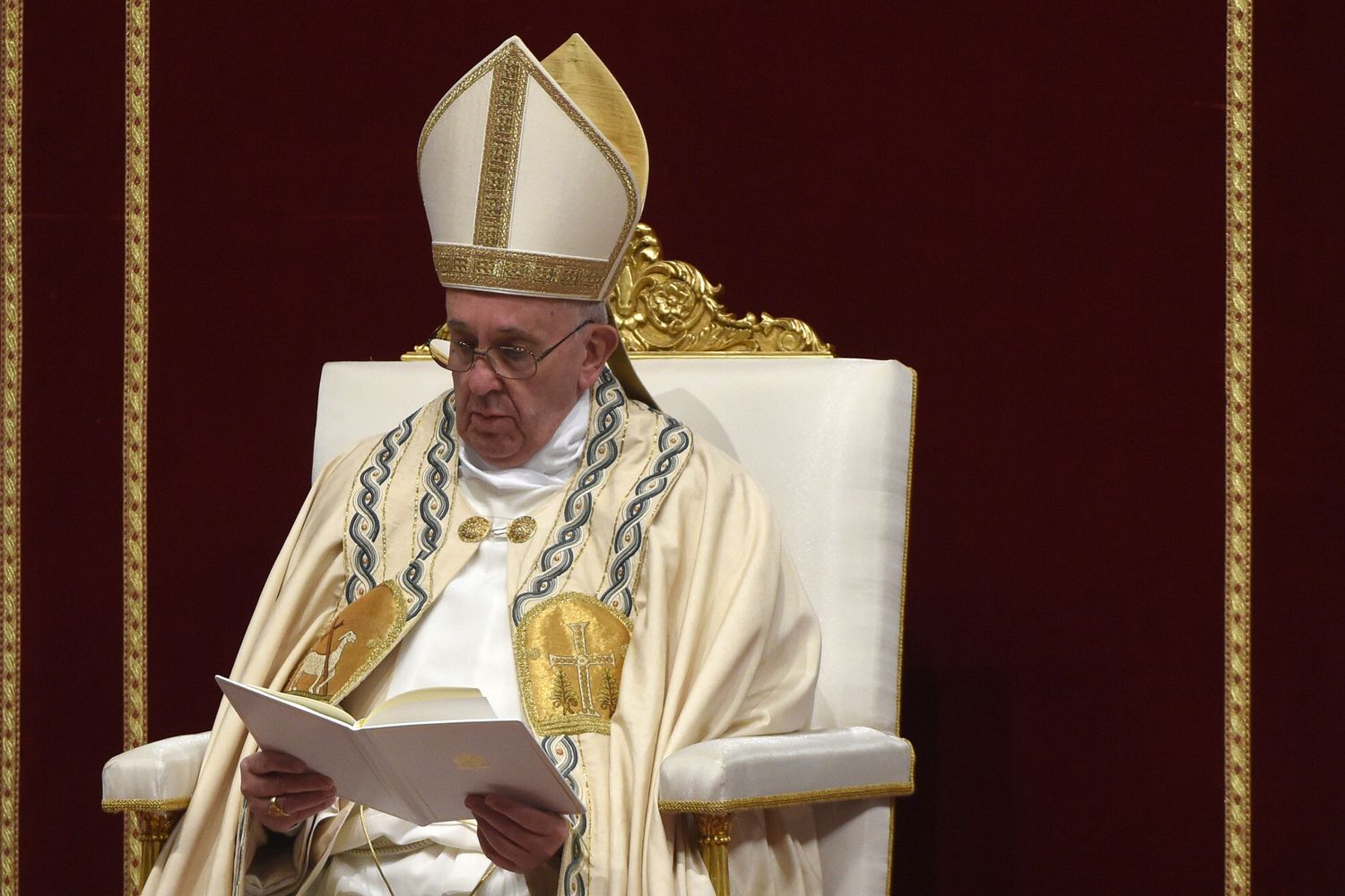 papa Francesco Te Deum (afp)&nbsp;