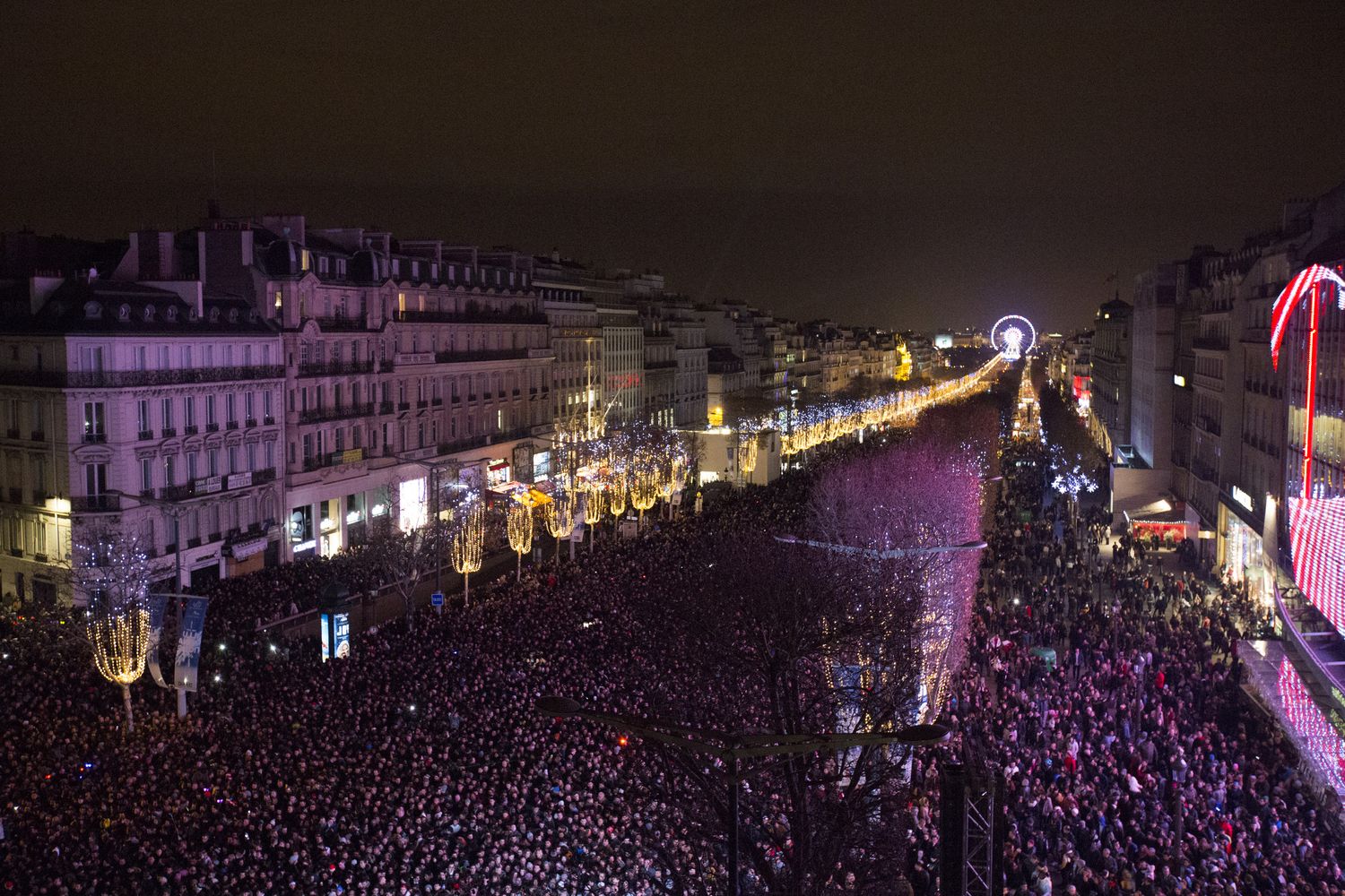 &nbsp;champs elysees capodanno parigi (Afp)