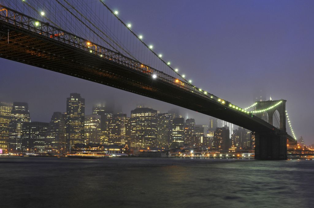 Ponte di Brooklyn, Manhattan, New York