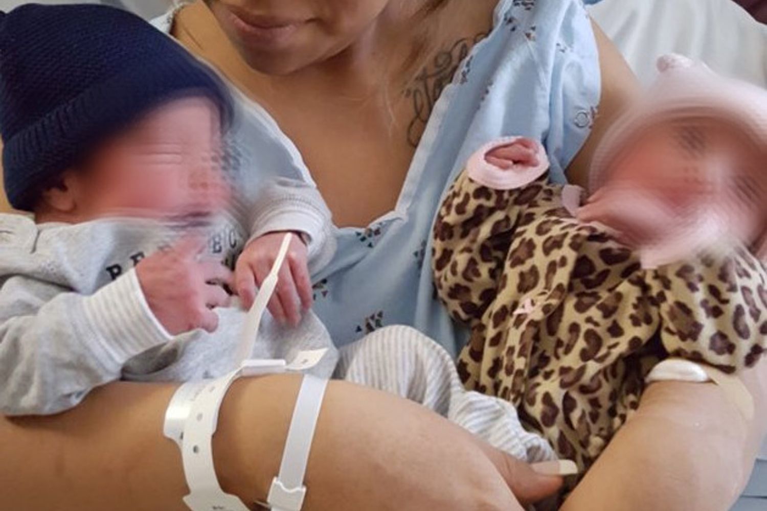 Jaelyn e Luis, i gemelli nati in due anni diversi (Twitter)&nbsp;