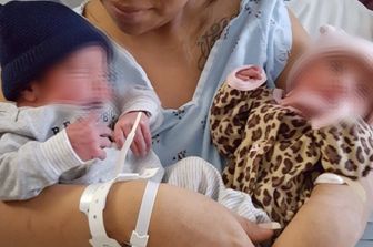 Jaelyn e Luis, i gemelli nati in due anni diversi (Twitter)&nbsp;