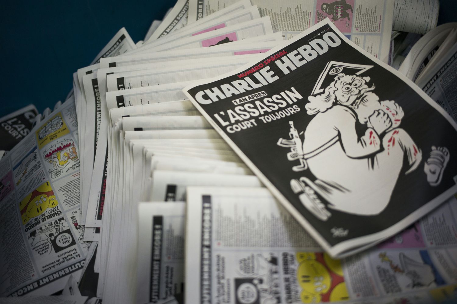 Copertina del Charlie Hebdo (Afp)&nbsp;