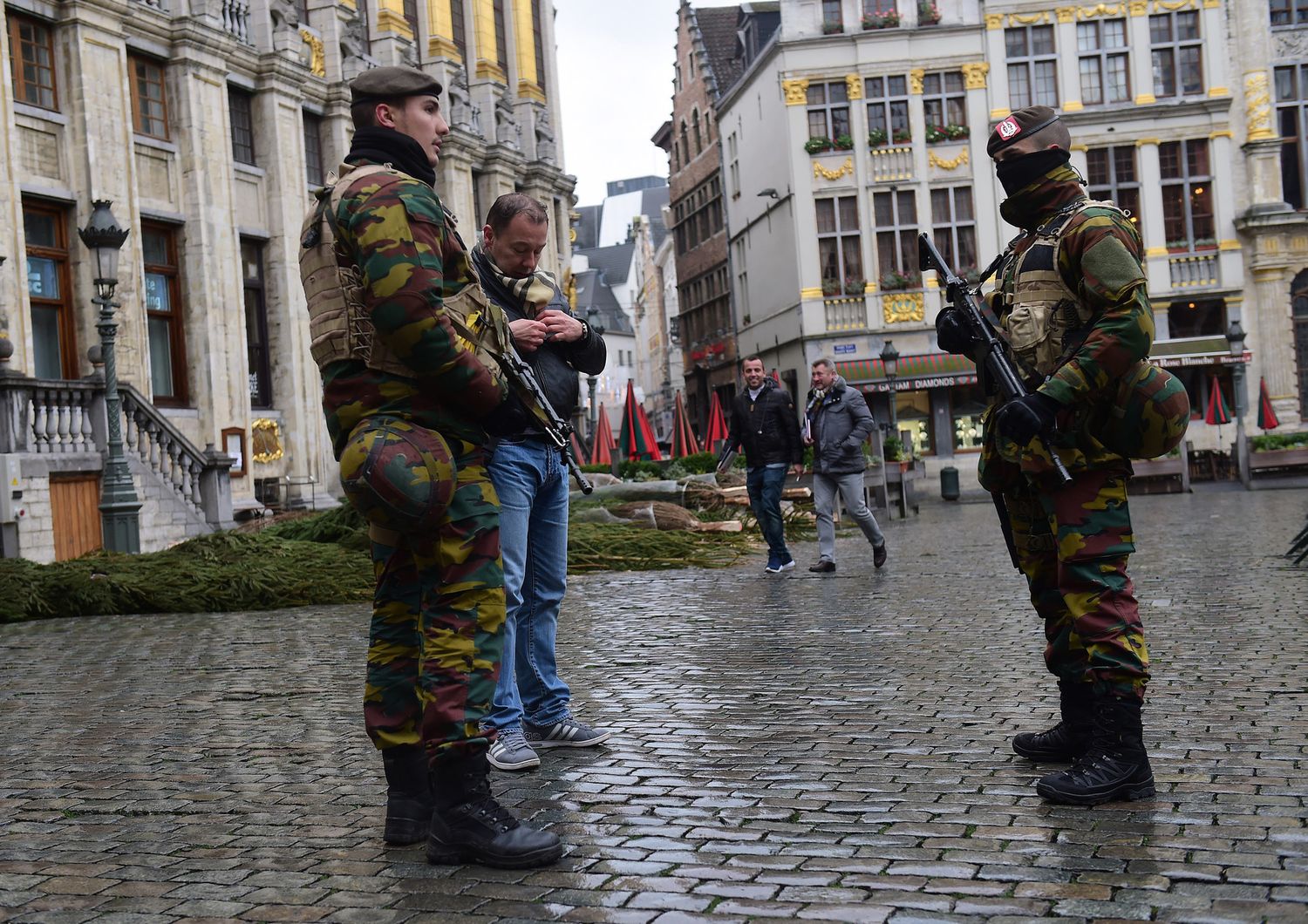 &nbsp;Bruxelles soldati (Afp)