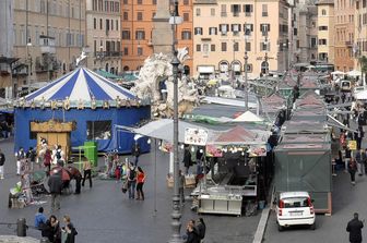&nbsp;epifania befana piazza navona (Agf)
