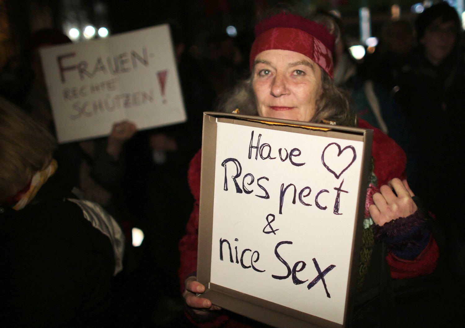 protesta contro abusi sessuali, Colonia-Germania (afp)&nbsp;