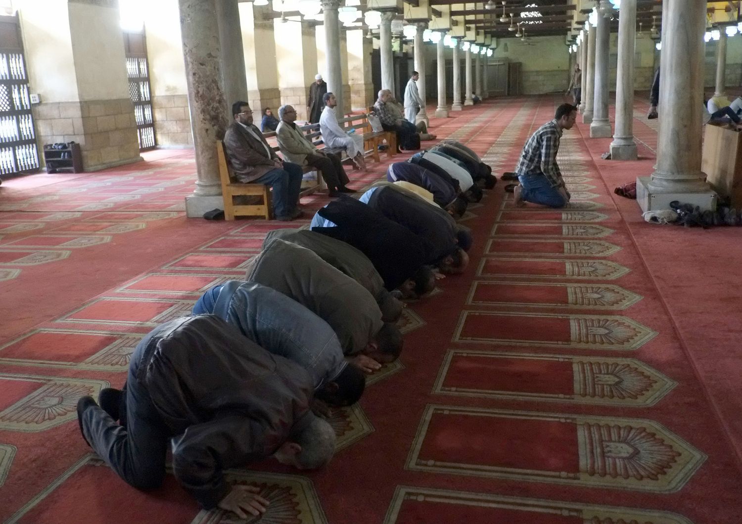 &nbsp;Moschea preghiera Egitto (Afp)