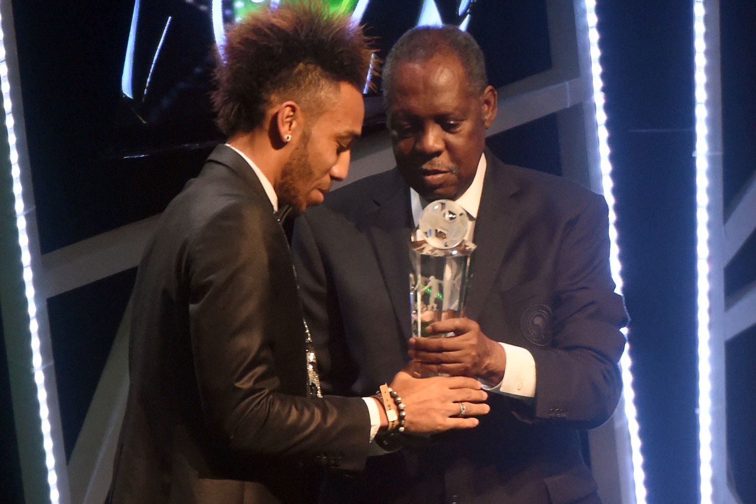 &nbsp;Pierre-Emerck Aubameyang calciatore Borussia Dortmund - afp