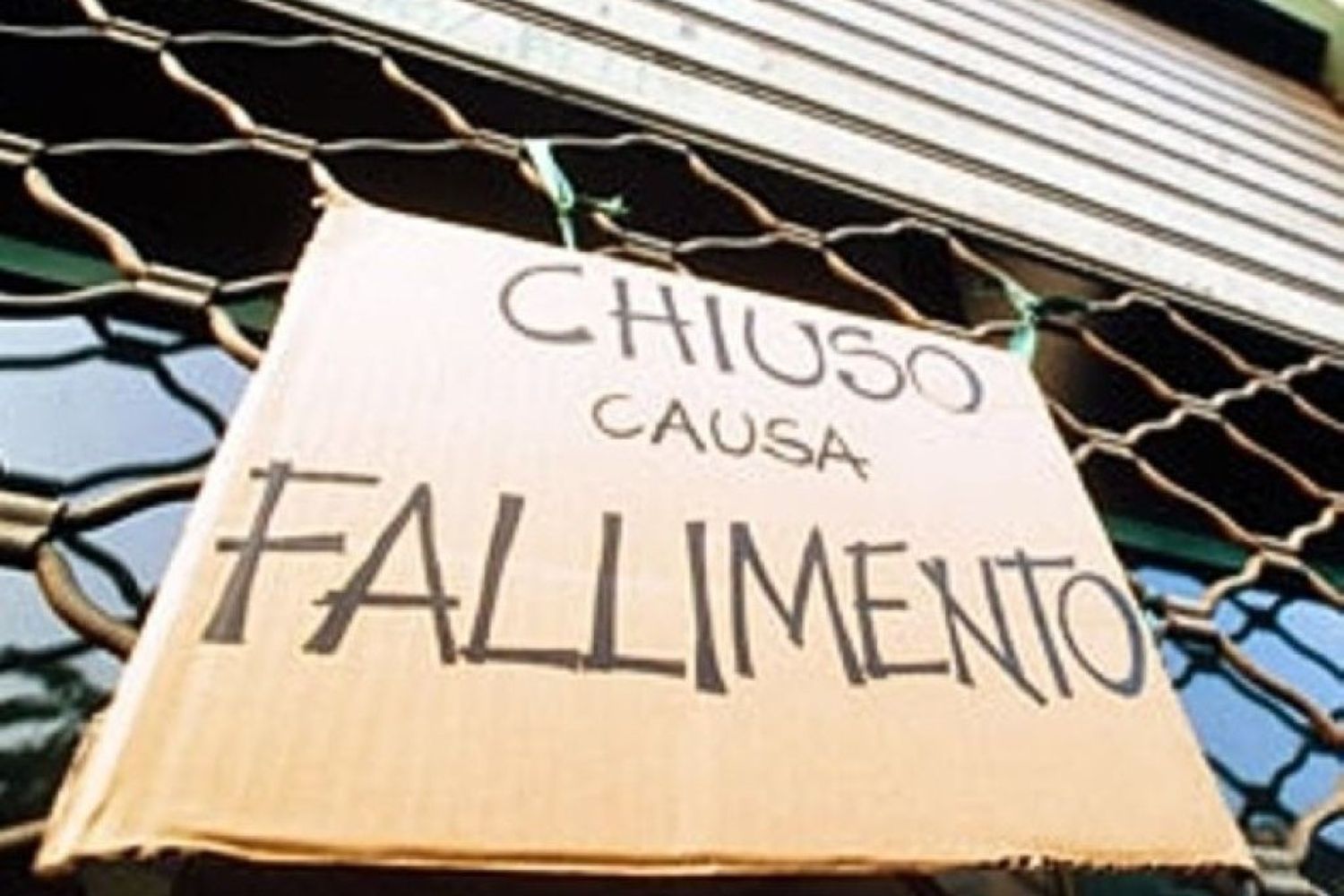 Fallimento chiusura attivita'