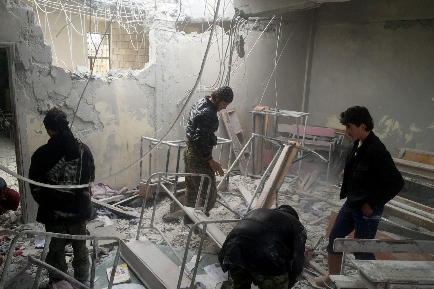 scuola di Anjara, Aleppo Siria (afp)&nbsp;