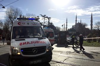 &nbsp;Turchia - esplosione a Istanbul &nbsp;piazza Sultanahmet - afp