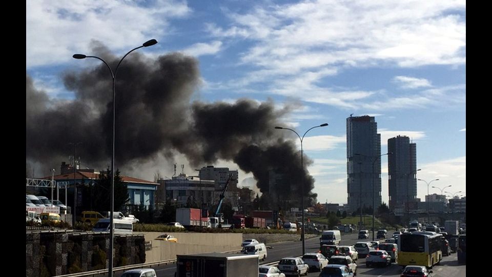 &nbsp;Esplosione a Istanbul (Afp)