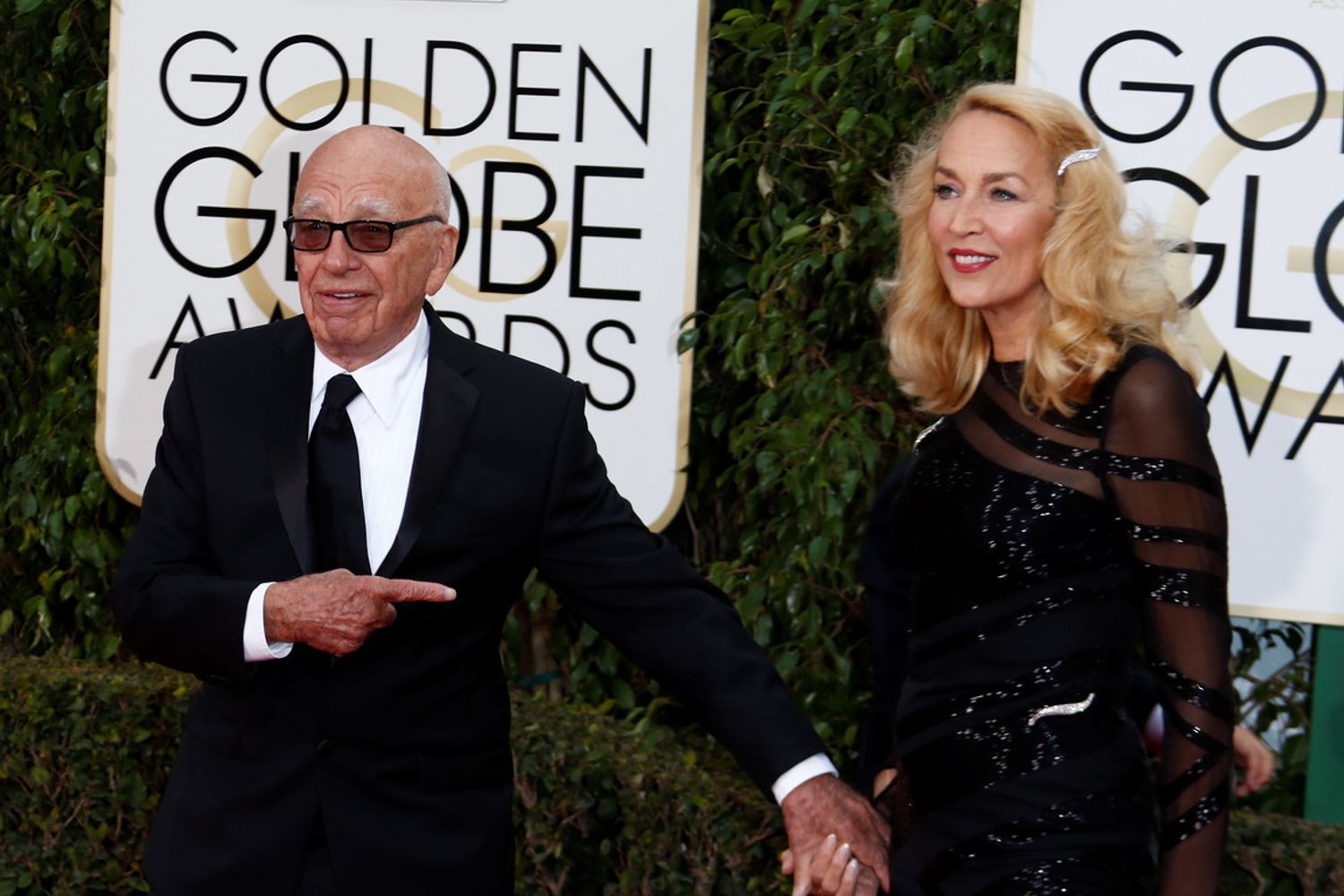 Rupert Murdoch e Jerry Hall&nbsp;