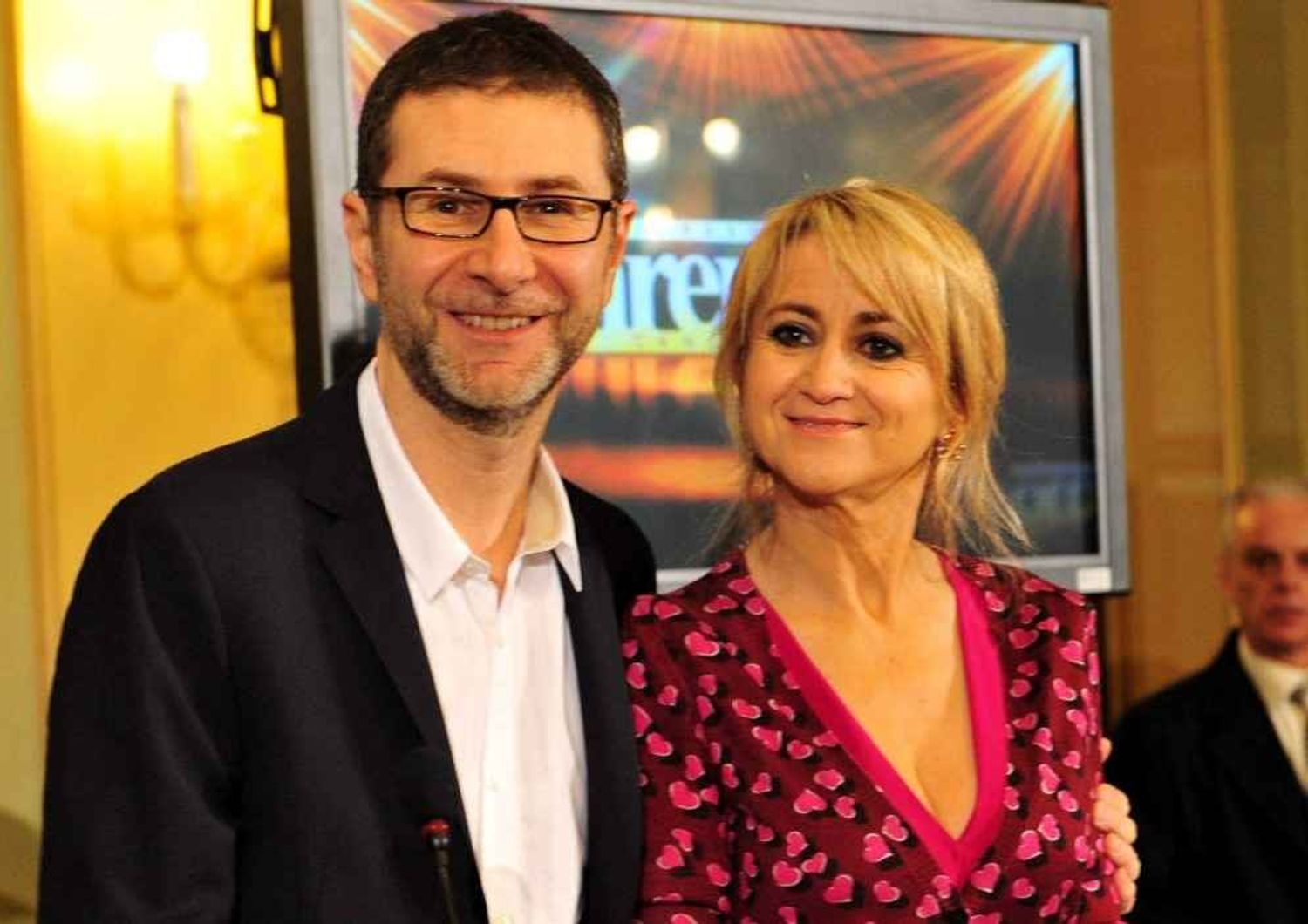 &nbsp;Luciana Littizzetto con Fabio Fazio (2014)