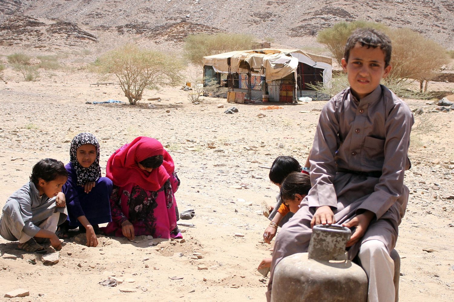 &nbsp;bambini miliziani (Afp)