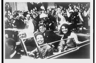 John Fitzgerald Kennedy nel giorno del suo assassinio il 22 novembre 1963 a Dallas (Afp)&nbsp;