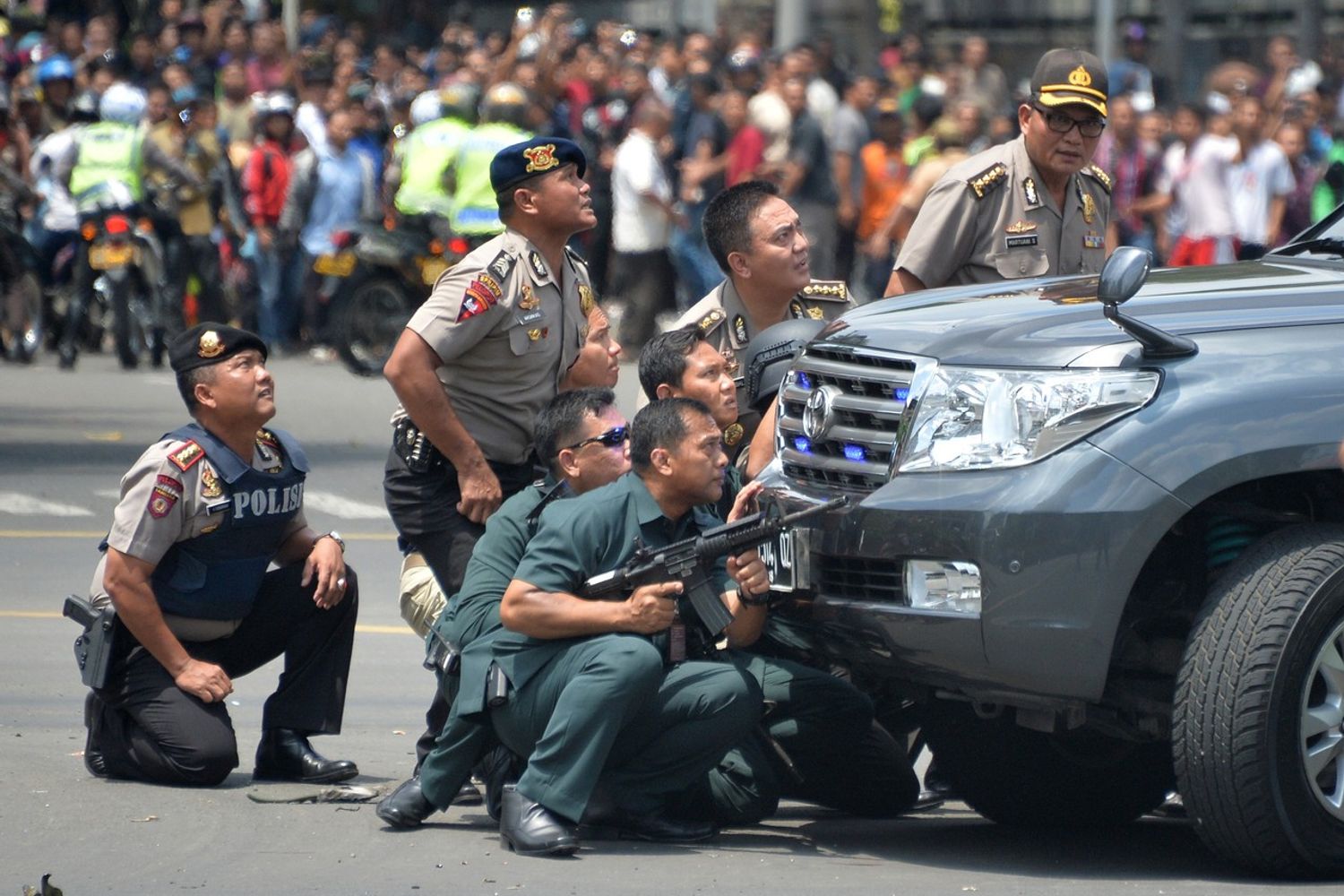 &nbsp;Jakarta attacco terroristico kamikaze (Afp)