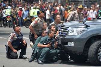 &nbsp;Jakarta attacco terroristico kamikaze (Afp)