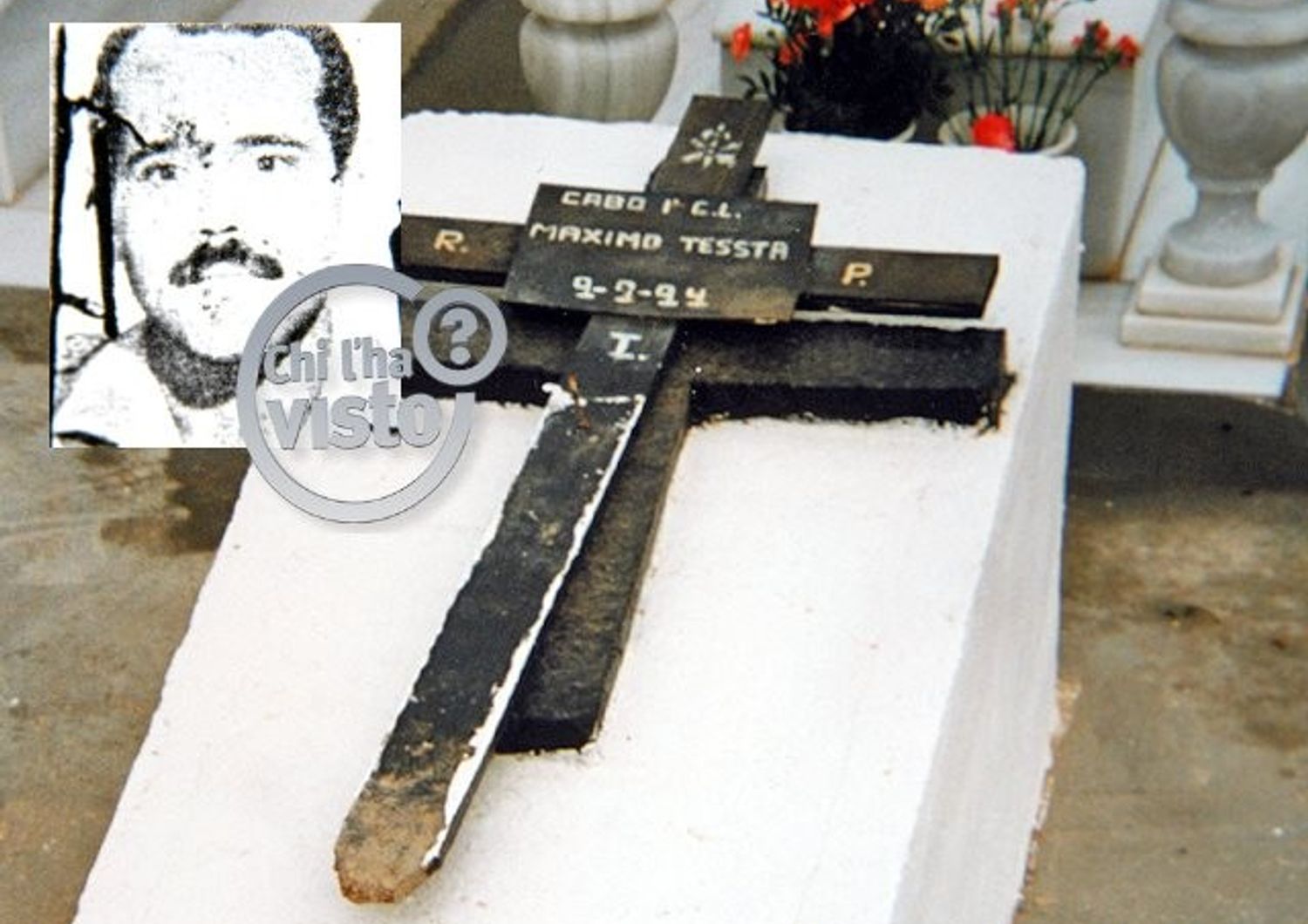 Andrea Ghira, sepolto come Maximo Testa De Andres nel cimitero di Melilla (Spagna) (sito Chi l'ha visto?)&nbsp;
