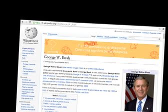 Wikipedia, George W. Bush &nbsp;