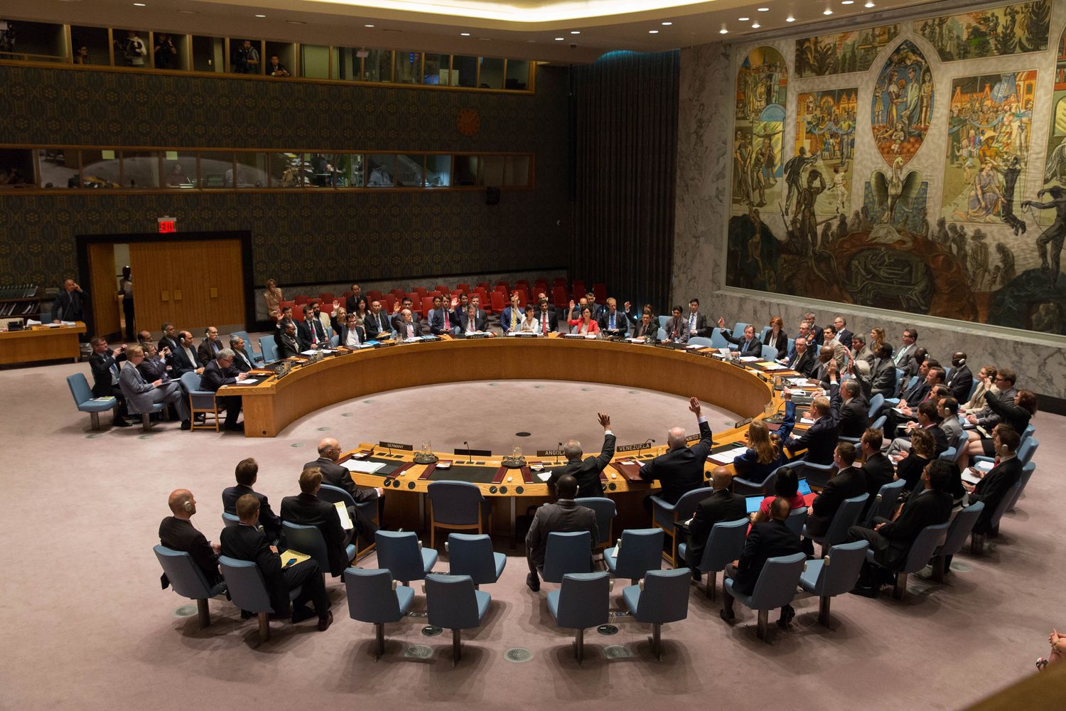 Onu - New York. Il Consiglio di sicurezza delle Nazioni Unite (AGF)&nbsp;