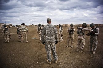 &nbsp;Soldati americani in Iraq (Afp)