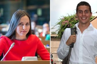 Eva Paunova e Leonardo Quattrucci (foto john cabot university)